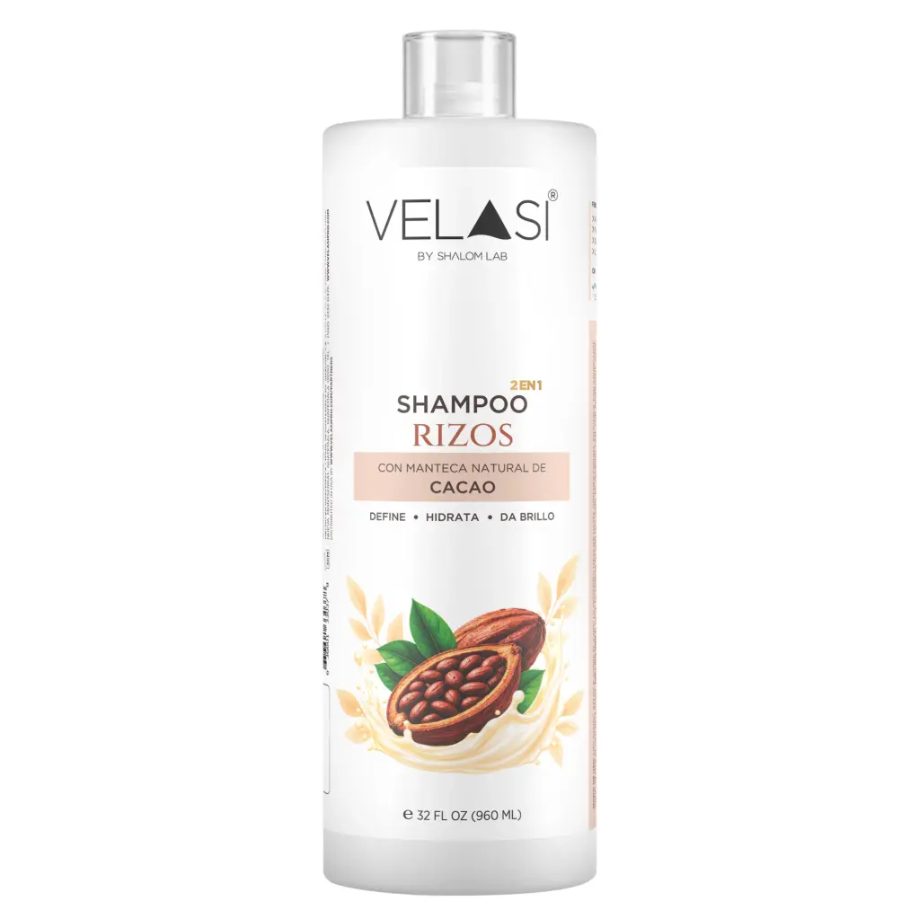 SHAMPOO 2 EN 1 RIZOS CACAO 960 ML